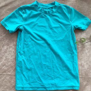 Primary Peacock Blue Swim Rash Guard 4T-5T